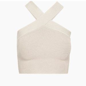 ARITZIA Babaton Sculpt Criss Cross crop tank